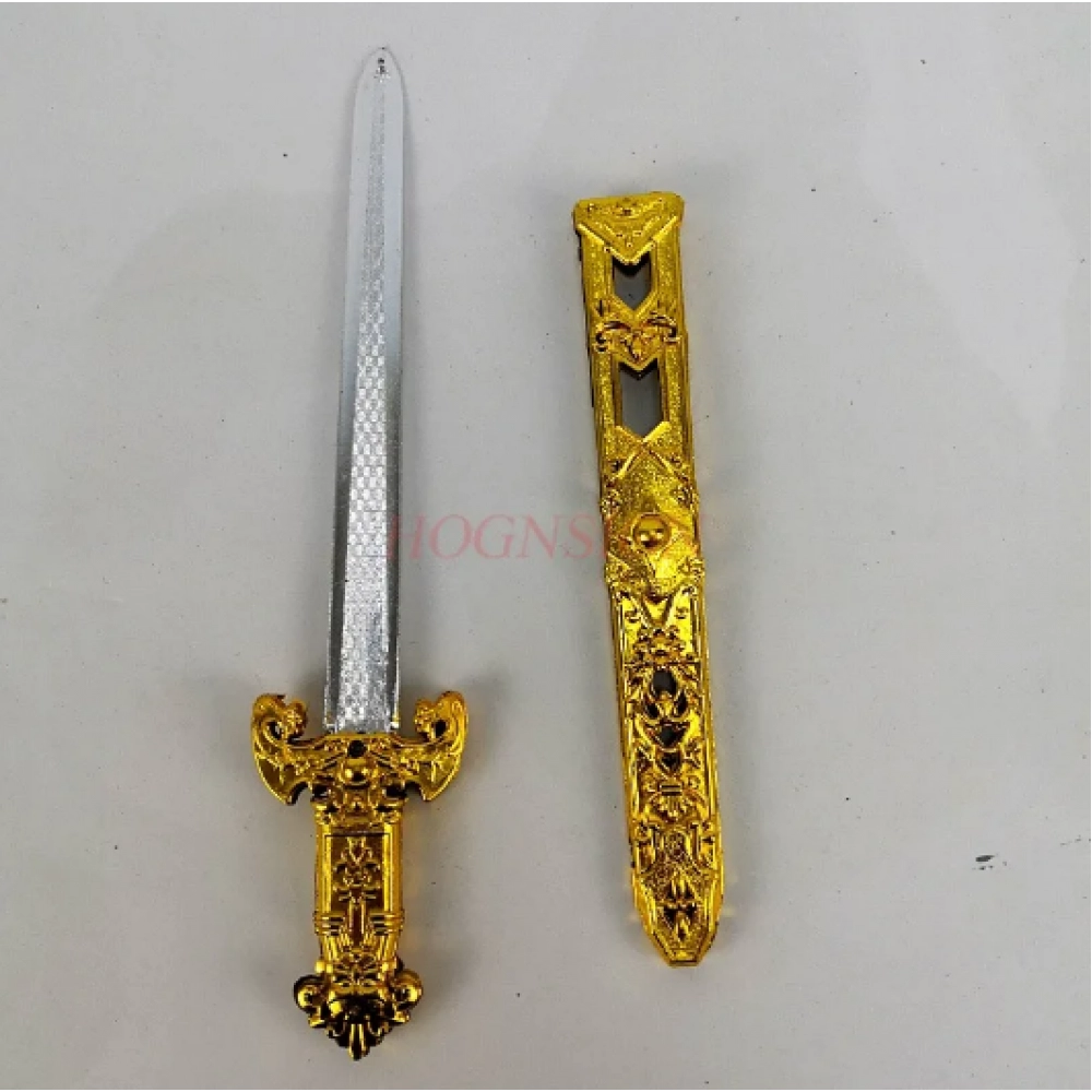 Length 27cm props sword Children Plastic Swords Toy Swords Performance Props Swords Belted Swords Princes Swords Toy Sword 2021