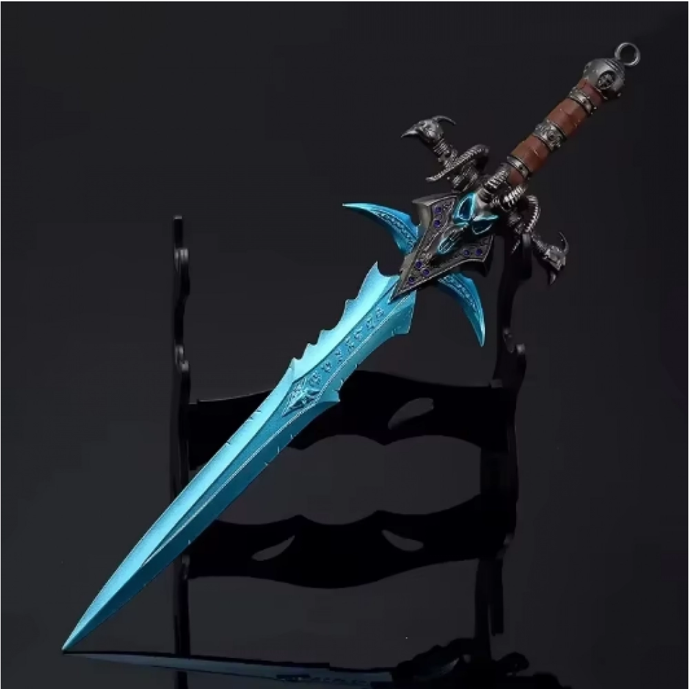 30cm World of Warcraft Weapon Frostmourne Nerzhul The Lich King Metal Game Katana Samurai Sword Toys Collection Christmas Gifts