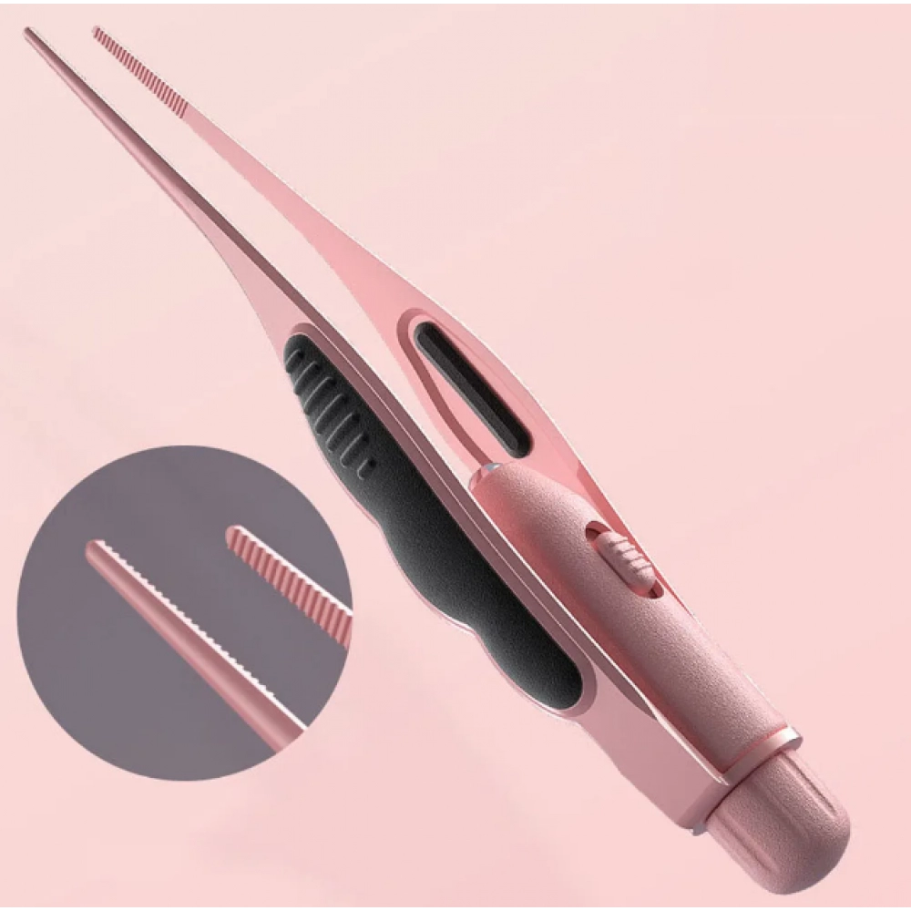 New Ear Cleaner LED Flashlight Earpick Wax Removal Tweezer Luminous Kids Health Care